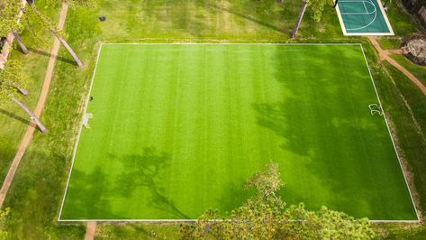 Calling all soccer enthusiasts! Imagine having your very own turf soccer field right in your backyard. ⚽✨ Design and build the ultimate residential turf soccer field and take your game to the next level! Soccer Field Design, Lawn Turf, Residential Landscaping, Artificial Lawn, Backyard Games, Artificial Turf, Backyard Design, Choose The Right, Soccer Field