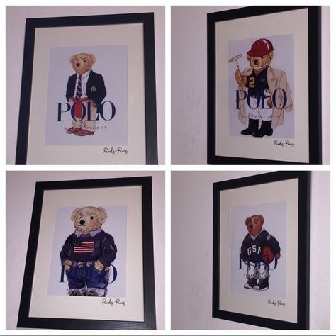 Polo Ralph Lauren Home Decor, Polo Ralph Lauren Nursery, Polo Bear Nursery, Ralph Lauren Gallery Wall, Ralph Lauren Baby Nursery, Ralph Lauren Themed Nursery, Ralph Lauren Baby Boy Nursery, Polo Nursery, Vintage Ralph Lauren Nursery