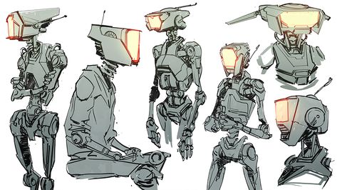 Drew Wolf ART Mech Anatomy, Robot Zombie, Dota 2 Heroes, Cyberpunk Robot, Robot Design Sketch, Robot Sketch, Warm Up Routine, Cyborgs Art, Arte Grunge