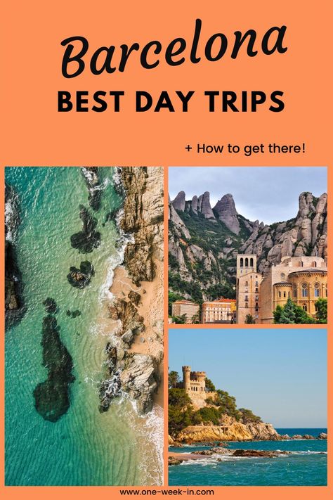 Best Day trips from Barcelona https://one-week-in.com/day-trips-from-barcelona/ Day trips from Barcelona Spain |Side trips from Barcelona | Top day trips from Barcelona | Day trips from Barcelona by train | Day trips from Barcelona Costa Brava | Barcelona day trips | Day trips from Barcelona winter | One day trips from Barcelona | Best day trips from Barcelona | Things to do around Barcelona | Things to do near Barcelona #Barcelona #daytrips #Spaintravel #travelbarcelona Barcelona Winter, Barcelona Day Trips, Day Trips From Barcelona, Trips From Barcelona, Backpacking Destinations, Places In Spain, Cliff Jumping, Water Parks, Northern Spain