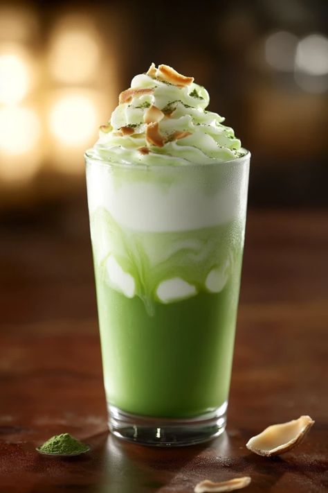 Try this delicious and nutritious Matcha Coconut Latte recipe that is bursting with flavors and packed with health benefits. This refreshing drink combines the creamy essence of coconut with the earthy tones of matcha, perfect for a cool morning pick-me-up or a warm afternoon sip. Embrace the goodness of coconut milk and the unique health properties of matcha green tea, providing a delightful energy boost while keeping you refreshed. Make your own barista-style drink at home with this simple guide to preparing a tasty coconut matcha latte that will leave you craving more. Matcha Cocktail, Matcha Tea Recipes, Coconut Matcha, Coconut Latte, Barista Style, Matcha Coconut, Granola Parfait, Matcha Latte Recipe, Cool Morning