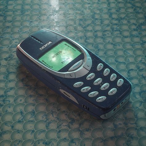 NOKIA 3310 Hommage on Behance Old School Phone, Nokia 3310, Sneaker Posters, Nokia Phone, Old Technology, Retro Phone, Old Phone, Cover Artwork, Aesthetic Vintage