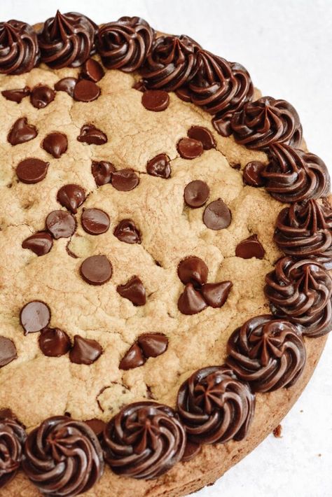 Gluten Free Chocolate Chip Cookie Cake, Gluten Free Cookie Cake, Chocolate Chip Frosting, Gluten Free Cookie, Boxed Cake Mixes Recipes, Lemon Poppyseed Cake, Chocolate Chip Cookie Cake, Gluten Free Chocolate Chip Cookies, Homemade Frosting