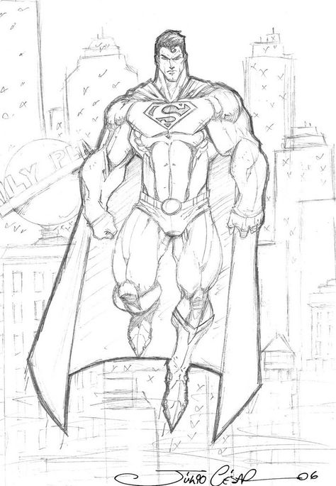 Superman Superman Sketch Pencil, Superman Anatomy, Superman Sketch, Kal El, Drawing Superheroes, Superman Art, Super Man, Arte Dc Comics, Comic Drawing