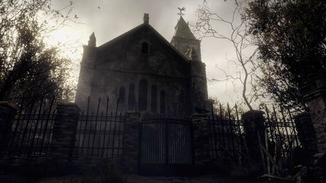 Resident Evil Scenery, Resident Evil 4 Aesthetic, Goth Architecture, 4 Aesthetic, Games Aesthetic, Resident Evil 4 Remake, Resident Evil 4, Wallpaper Pc, Resident Evil