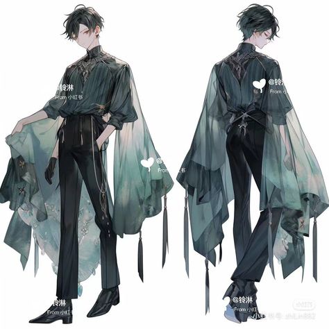 Fantasy Dress Drawing Male, Fantasy Dress Male, Elegant Male Fashion, Fantasy Formal Wear Male Drawing, Dnd Formal Wear Male, Fantasy Male Outfit Design, Mens Clothing Design Sketches, Male Clothing Aesthetic, Villain Character Design Male