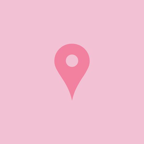 Pink Location Icon, Google Maps Icon Aesthetic, Malibu Aesthetic, Whatsapp Logo, Kawaii App, Location Pin, Location Icon, Pink Phone, Phone Inspo