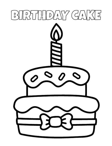 Birthday Cake cut and paste activity coloring pages Birthday Cake Coloring Page, Cake Coloring, Party Activities Kids, Paste Paper, Book Cake, Birthday Activities, Cake Craft, Happy Teachers Day, Kids Coloring Books