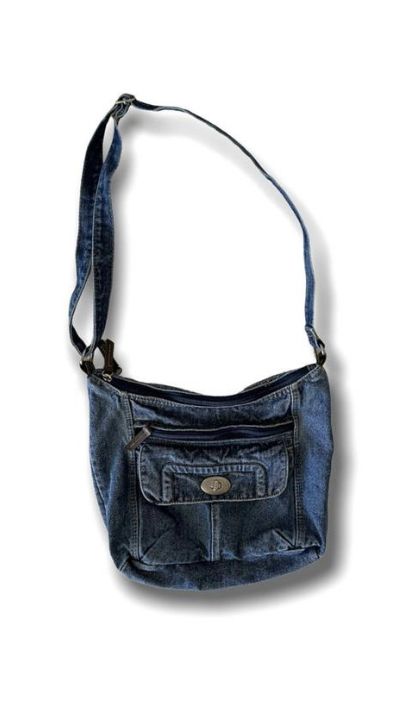 Denim Satchel Bag, Jean Shoulder Bag, Denim Bag Aesthetic, Man Satchel, Y2k Bags, Denim Bag Diy, Crochet Bag Pattern Free, Textile Bag, Girly Bags