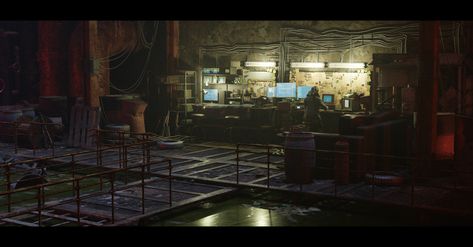 ArtStation - Secret Hideout Villain Hideout, Post Apocalyptic World, Apocalyptic World, Secret Hideout, Drawing Competition, Background Ideas, Personal Project, Post Apocalyptic, Concept Art