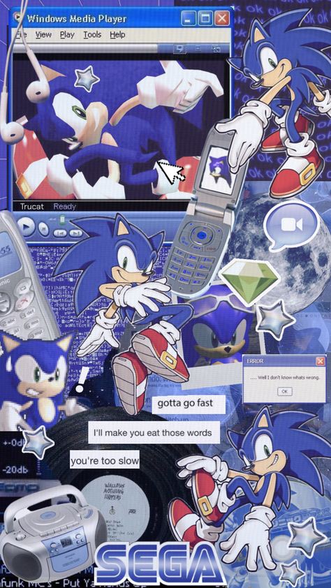 #myfirstshuffle #sonicthehedgehog #sonic Sonic Project, Sonic Wallpaper, The Hedgehog Sonic, Genos Wallpaper, Classic Sonic, Sonic Funny, Sonic 3, Y2k Wallpaper, Sonic Franchise