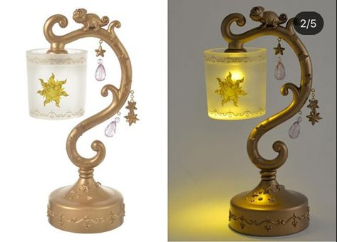 Disney Princess Home Accessories Will Give Your Room a Royal Touch Disney Princess Shelf Decor, Disney Princess Home Decor, Lanterns In Living Room, Tangled Bedroom, Disney Princess Room Decor, Princess Lamp, Disney Lamp, Disney Themed Rooms, Princess Home