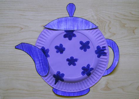 Wild West Crafts, Nursery Rhymes Preschool Crafts, Toddler Tea Party, Tea Party Activities, Tea Party Crafts, Nursery Rhyme Crafts, Teapot Crafts, Alice In Wonderland Crafts, Teddy Bear Crafts