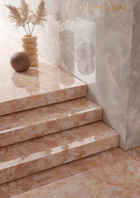 ARIOSTEA//ULTRA on Behance Step Treads, Marble Staircase, Marble Stairs, Indoor Tile, Stone Blocks, Marble Surface, Textures And Tones, Photography Illustration, Italian Marble