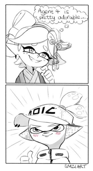 Splatoon 2 marie octo canyon splat tim agent 4 Splatoon 2 Marie, Splatoon Tumblr, Splat Tim, Splatoon Fanart, Squid Sisters, Splatoon Memes, Callie And Marie, Splatoon 2 Art, Splatoon Comics