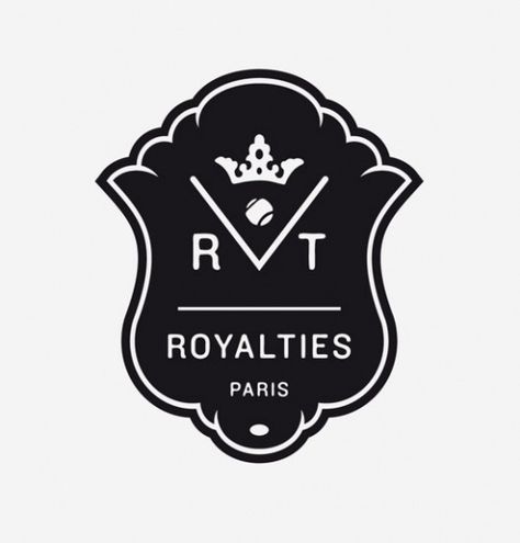 Ill Studio - Royalties #logo #white #black #and Best Logos, Retro Label, Boutique Branding, Royal Logo, Graphic Design Collection, Hotel Logo, Black And White Logos, Logo Art, Badge Logo