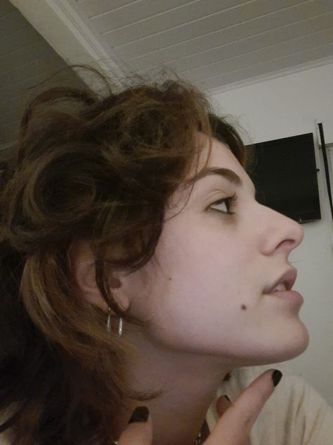 Crooked Nose Side Profile, Crooked Nose Model, Droopy Nose Aesthetic, Big Nose Small Lips, Crooked Nose Aesthetic, Roman Nose Side Profile, Ugly Noses Women, Crooked Nose Drawing, Flat Nose Side Profile