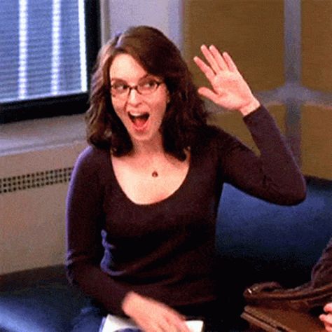 High Five Gif, Tina Fey Quotes, Cosmo Wanda, Liz Lemon, 30 Rock, Golf Quotes, Amy Poehler, Tina Fey, High Five