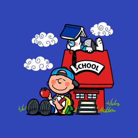 Peanuts Art, Funny Snoopy, Jean Jacket Design, School First Day, Alt Art, Snoopy Images, T Shirt Art, Tshirt Art, Cool Cartoons