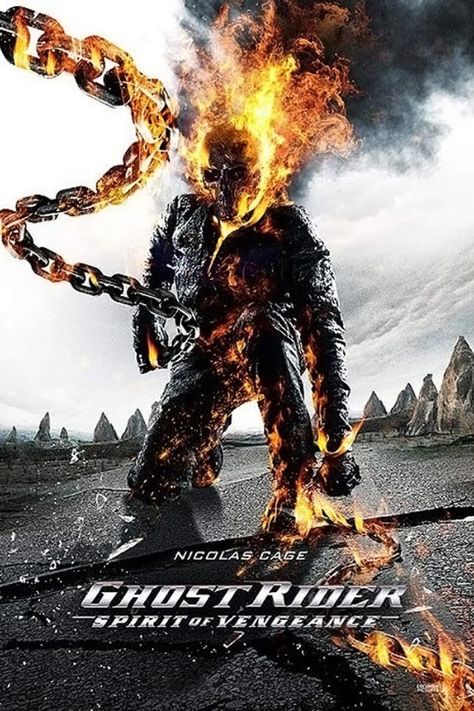 Ghost Rider: Espíritu de Venganza [2011] Ghost Rider Spirit Of Vengeance, Ghost Rider Movie, Gost Rider, Ghost Raider, Ghost Rider Johnny Blaze, Ghost Rider 2, Konosuba Wallpaper, Ghost Rider Wallpaper, Spirit Of Vengeance