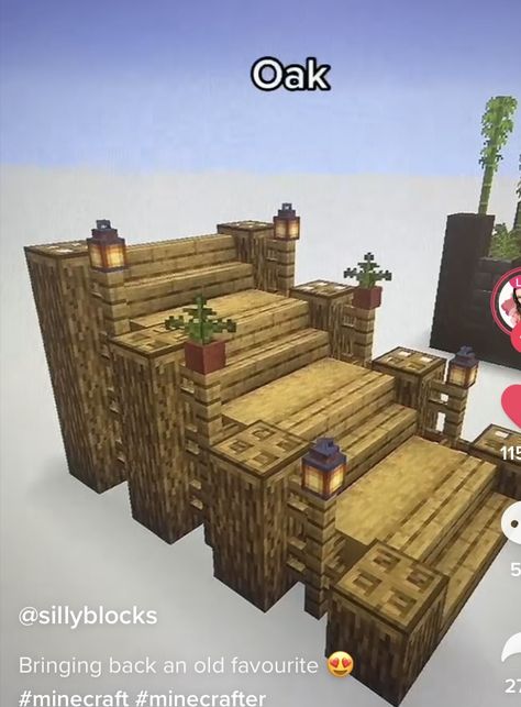 Staircase Ideas Minecraft, Cool Minecraft Stairs, Stairs Design Minecraft, Stairs In Minecraft, Minecraft Small Staircase, Minecraft Stairs Staircases, Minecraft Stairs Outside, Minecraft Staircase Inside, Minecraft Stairs Ideas