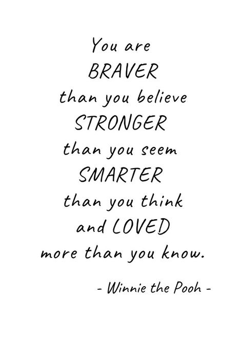 booh bear quote, Winne the pooh, wall art, digital print, quote art Pooh Bear Quotes, Quotes Winnie The Pooh, Bear Quotes, Believe In Yourself Quotes, Bear Quote, Yourself Quotes, Wall Art Minimal, Quotes Wall Art, Pooh Quotes