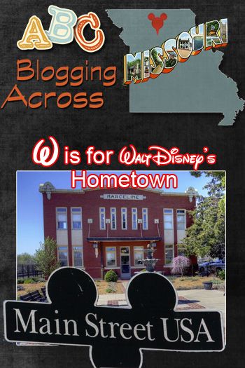 W is for Walt Disney’s Hometown--as far as influence on  pop culture, he ranks right up there at the top.  You can see the family farm, the Dreaming Tree, and a museum dedicated to the man behind the mouse. Main Street Usa, Laura Ingalls, Disney S, Mark Twain, Family Farm, Main Street, The History, Missouri, The Family