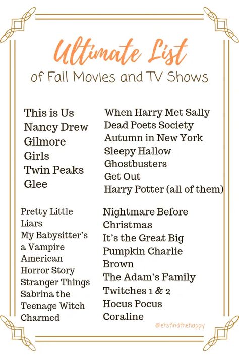 Top Halloween Movies, Drawing Dead, Fall Movies, Fall Tv Shows, Halloween Movies List, The Fall Movie, Fall Tumblr, Movie Decor, Fall Tv