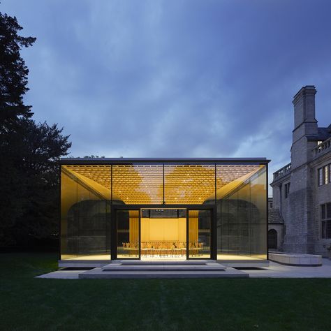 Rhodes House Transformation by Stanton Williams has been longlisted in Dezeen Awards 2024. Stanton Williams, Trust Building, Oxford United Kingdom, World Architecture Festival, Oxford City, Glass Pavilion, Timber Roof, British Architecture, World Architecture