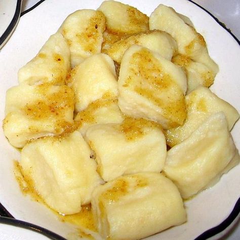 This recipe for Polish potato dumplingsor kopytka is made with cooked mashed potatoes. Mashed Potato Dumplings, Polish Potato Dumplings, Potato Dumplings Recipe, Potato Dumpling Recipe, Slovak Recipes, Potato Dumplings, Dumplings Recipe, Ukrainian Recipes, Czech Recipes