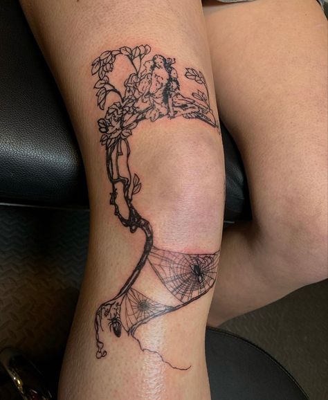 Folding Leg Tattoo, Symetric Tattoo Ideas, Lace Tattoo Design Vintage, Ophelia Tattoo, Below Knee Tattoo, Sick Tattoo, Sweet Tattoos, Stylist Tattoos, Fairy Tattoo