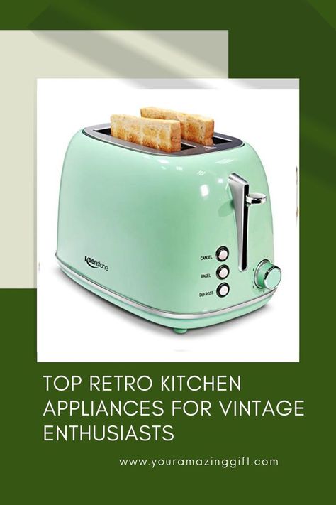 Top Retro Kitchen Appliances for Vintage Enthusiasts Retro Appliances Kitchen, Retro Kitchen Appliances, Retro Appliances, Appliances Kitchen, Unusual Gift, Kitchen Appliance, Gifts For Cooks, Dream House Interior, Unusual Gifts