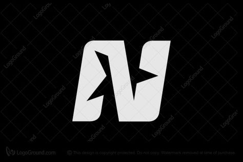 N Star Logo, Insial N, Letter Logos, Initial N, Lock Logo, N Logo, Texture Graphic Design, Typographic Logo, Bird Logos