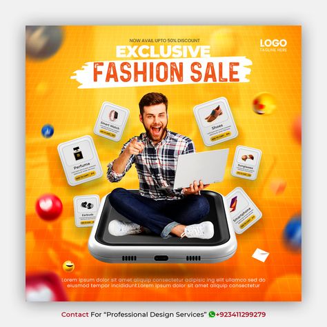 Contact for “Professional Design Service” +923411299279 (whatsapp) Creative concept social media instagram post for digital marketing promotion template Contact For #fashion #3d #online #shopping #deal #special #sale #mobile #freepik #creative #delivery #banner #post #template Mobile Shop Social Media Post, Shopping Poster Design, Sale Ads Design, Online Shopping Social Media Design, Online Shopping Poster Design, Online Shopping Creative Ads, Shopping Social Media Design, Creative Social Media Design Ideas, Ad Creative Design