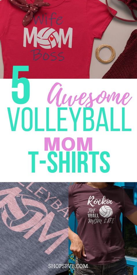 Volleyball mom tshirts. Shirts for the volleyball mom. Whether it's club volleyball, middle school volleyball, high school volleyball, or college volleyball, you need to have a cool volleyball tshirt that will show your support for your volleyball kid. You're not just a volleyball mom, you're also the boss. Volleyball mom life is all about volleyball. Awesome volleyball tshirts for volleyball enthusiasts. Pick out the perfect mom volleyball shirt for club volleyball tournaments. Volleyball Mom Outfit, Volleyball Terminology, Volleyball High School, Volleyball Sayings, Middle School Volleyball, Club Volleyball, College Volleyball, School Volleyball, Volleyball Tournaments