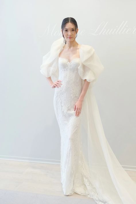 Monique Lhuillier Bridal Spring 2024 [PHOTOS] – WWD Monique Lhuillier Bridal 2025, Monique Lhuillier Bridal, Designer Wedding Gowns, 2024 Wedding, Monique Lhuillier, Designer Wedding, Bridal Fashion, Wedding Bridesmaid Dresses, Spring 2024