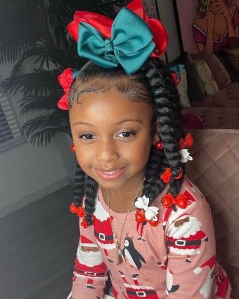 Simple Hairstyles For Kids Black, Barrette Hairstyles, Girls Back To School Hairstyles, Party Hairstyles For Girls, Christmas Hairstyles For Kids, Baby Hairstyle, Thanksgiving Hairstyles, Cute Toddler Hairstyles, Kids Hairstyle