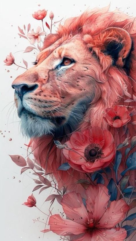 Aslan Wallpapers Iphone, Aslan Wallpapers, Waterfall Wedding, Lion Photography, Animal Portraits Art, Lion Pictures, Lion Art, Landscape Scenery, Step By Step Painting