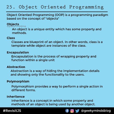 Object Oriented Programming Javascript, Oop Programming, Software Testing Interview Questions, Javascript Cheat Sheet, Java Programming Tutorials, Java Script, Java Tutorial, Computer Science Programming, Basic Computer Programming