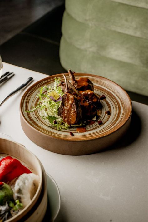 Order our tender lamb chops and prepare yourself for a flavour you will always remember. Fine Dining Photography, Food Videography, Restaurant In London, Food Photoshoot, Restaurant Photography, Restaurant Photos, Fine Dining Recipes, Food Content, Food Photography Inspiration