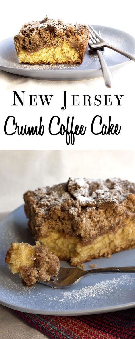 This recipe from Erren's Kitchen for New Jersey Crumb Coffee Cake makes an incredibly moist cake with a extra thick cinnamon, sugar & butter crumb topping - just like you find in New Jersey bakeries. Crumb Cakes, Crumb Coffee Cakes, Moist Cake, Coffee Cakes, Oreo Dessert, Coffee Cake Recipes, Pediatric Dentistry, Crumb Cake, Crumb Topping