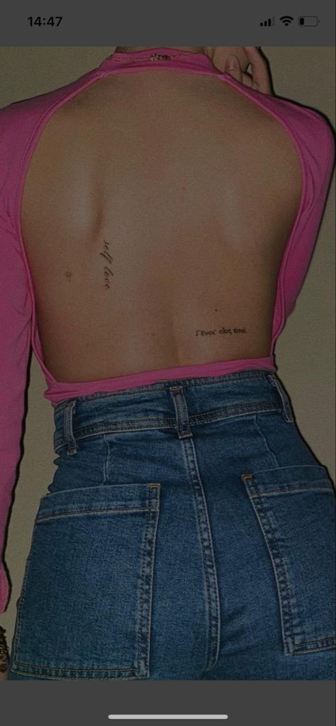 Horizontal Back Tattoo, Horizontal Tattoo Ideas, Middle Back Tattoo, Horizontal Tattoo, Middle Of Back Tattoo, Side Back Tattoos, Back Tattoos For Women, Lower Back Tattoo, Back Tattoo Women