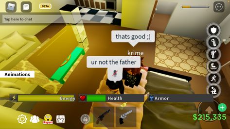 Roblox Memories, Energy, Health