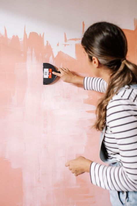 Plaster Look Paint, Valspar Venetian Plaster Paint, Pink Roman Clay Wall, Paint That Looks Like Plaster, Plaster Effect Walls, How To Paint Plaster Walls, Plaster Coloured Paint, Paint Plaster Walls, Plaster Effect Paint