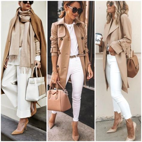 15 ways to style a coat | Winter outfits 2020 Khaki Peacoat Outfit Women, Petty Coat Outfits, Beige Long Pea Coat For Winter, Beige Gabardine Pea Coat For Winter, Beige Belted Pea Coat For Winter, Chic Beige Pea Coat For Winter, Winter Beige Gabardine Pea Coat, Cream Coat Outfit Winter, Cream Coat Outfit