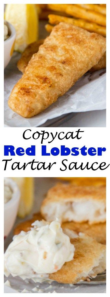 Copycat Red Lobster, Sauce Tartare, Homemade Tartar Sauce, Seafood Appetizers, Tartar Sauce, Red Lobster, Think Food, Homemade Sauce, Fish And Chips