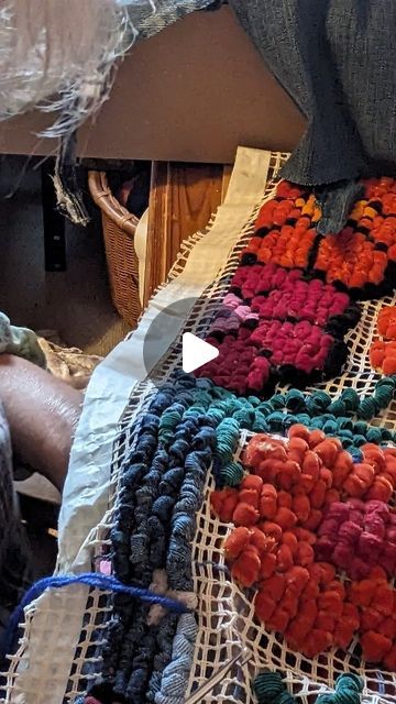 Valerie Jarvis on Instagram: "Slow locker hook rug making, having a fight with the denim!  #rugmaking #recycle #reuse #repurpose #lockerhooking  #crafts #denimrecycling #handmaderugs #handmade  #slowstitching #ketebowers" Locker Hooking Projects, Locker Hooking Patterns, Visual Mending, Diy Locker, Locker Hooking, Rug Tutorial, Hook Rug, Slow Stitching, Thrift Stores