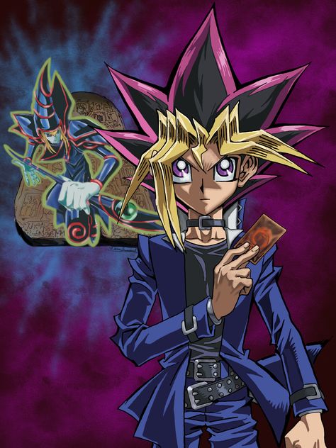 Dark Side Of Dimensions, Yugioh Collection, Yugioh Yami, Yami Yugi, The Dark Side, Cat Wallpaper, Cool Wallpaper, Cute Anime Character, Dark Side