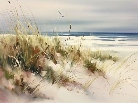 Sleeping Bear Dunes Art Print Lakeshore Watercolor Painting Michigan Wall Art Beach Lake Landscape Print Wild Grasses Artwork - Etsy Hong Kong Michigan Wall Art, Statement Artwork, Dune Art, Wild Grasses, Sleeping Bear, Wild Grass, Wall Art Beach, Lake Landscape, Scenic Beauty