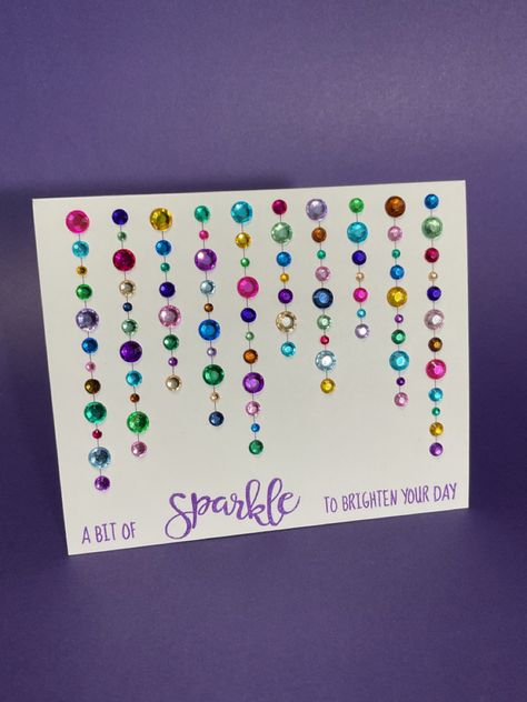 Happy Birthday Sparkle, Sequin Cards, Rainbow Butterflies, Card Model, Embossing Powder, Kids Birthday Cards, Glitter Cards, Handmade Birthday Cards, Crafty Craft